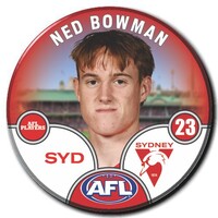 Sydney Swans 2025 Player Pin Badge - BOWMAN