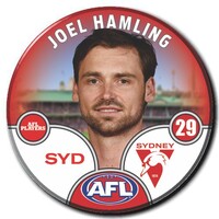 Sydney Swans 2025 Player Pin Badge - HAMLING