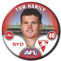 Sydney Swans 2025 Player Pin Badge - HANILY