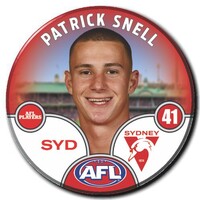 Sydney Swans 2025 Player Pin Badge - SNELL