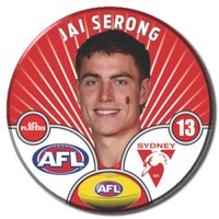 Sydney Swans 2026 Player Pin Badge - SERONG