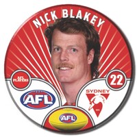 Sydney Swans 2026 Player Pin Badge - BLAKEY