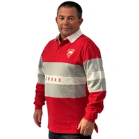Sydney Swans Mens Paneled Rugby Top