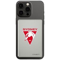 Sydney Swans AFL Magnetic Wireless Power Bank