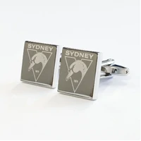 Sydney Swans Silver Etched Cufflinks
