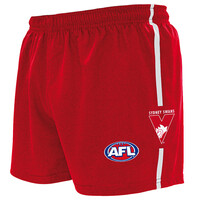 Sydney Swans Mens Logo Footy Shorts