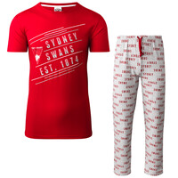 Sydney Swans Mens Cotton Pyjama Set