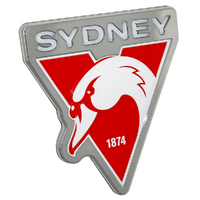 Image of Sydney Swans 3D Chrome Supporter Emblem