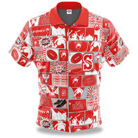 Sydney Swans Pop Art Button Up Shirt