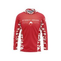 Sydney Swans Youths Hooded Fishing Shirt