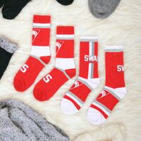 Image of Sydney Swans 2-Pack Mens Club Socks