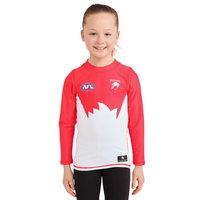 Image of Sydney Swans Kids Rash Top