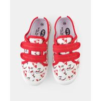 Sydney Swans Kids Walnut Canvas Shoes