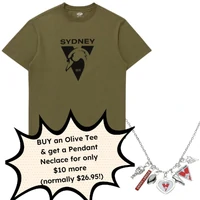 Sydney Swans Olive Tee Discount Deal