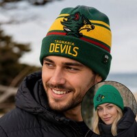Tasmania Devils Transform Reversible Beanie