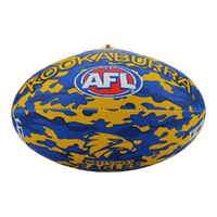 West Coast Eagles Size 5 Camo Football