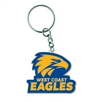 West Coast Eagles Logo Metal Keyring