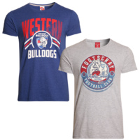 Western Bulldogs Mens 2 Tees Pack