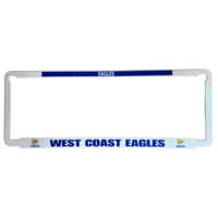 Image of West Coast Eagles Car Number Plate Surrounds Set of 2