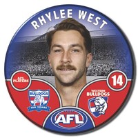 Western Bulldogs 2025 Player Pin Badge - WEST