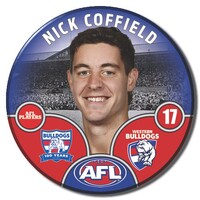 Western Bulldogs 2025 Player Pin Badge - COFFIELD