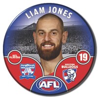 Western Bulldogs 2025 Player Pin Badge - JONES, L