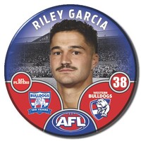 Western Bulldogs 2025 Player Pin Badge - GARCIA