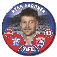 Western Bulldogs 2025 Player Pin Badge - GARDNER