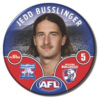 Western Bulldogs 2025 Player Pin Badge - BUSSLINGER