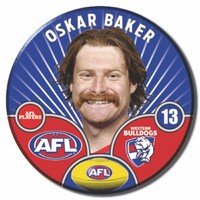 Western Bulldogs 2026 Player Pin Badge - BAKER