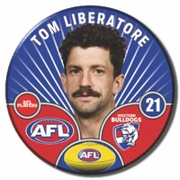 Western Bulldogs 2026 Player Pin Badge - LIBERATORE