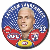 Western Bulldogs 2026 Player Pin Badge - VANDERMEER