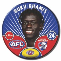 Western Bulldogs 2026 Player Pin Badge - KHAMIS