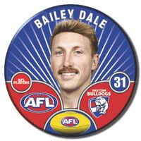 Western Bulldogs 2026 Player Pin Badge - DALE