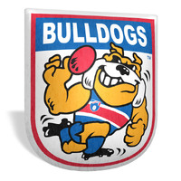 Western Bulldogs Retro Mascot Cushion
