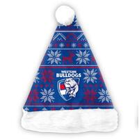 Western Bulldogs Xmas Santa Hat