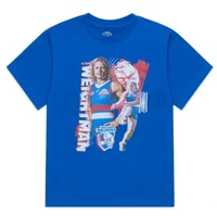 Western Bulldogs Youths Landmark Tee - Weightman