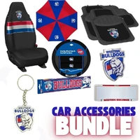 Western Bulldogs Deluxe Car Accessories Bundle