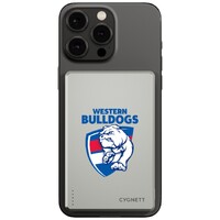 Western Bulldogs AFL Magnetic Wireless Power Bank