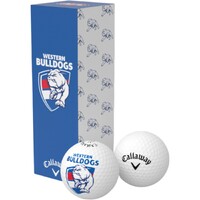 Western Bulldogs Golf Balls 3-Pack