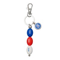 Western Bulldogs 3 Ball Charm Keyring