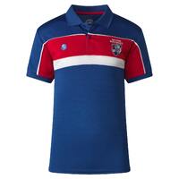 Western Bulldogs Mens Contrasts Premium Polo 
