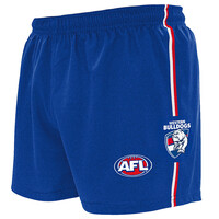 Western Bulldogs Mens Logo Footy Shorts