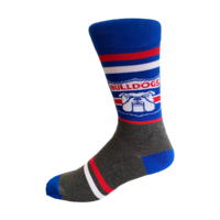 Image of Western Bulldogs Retro Shield Mens Socks