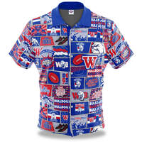 Western Bulldogs Pop Art Button Up Shirt