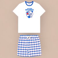 Western Bulldogs Mens Check PJ Set