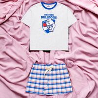 Western Bulldogs Womens Check PJ Set