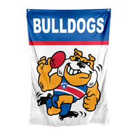 Western Bulldogs Retro Wall Flag