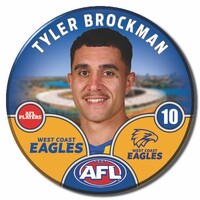 West Coast Eagles 2025 Player Pin Badge - BROCKMAN