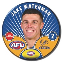 West Coast Eagles 2026 Player Pin Badge - WATERMAN